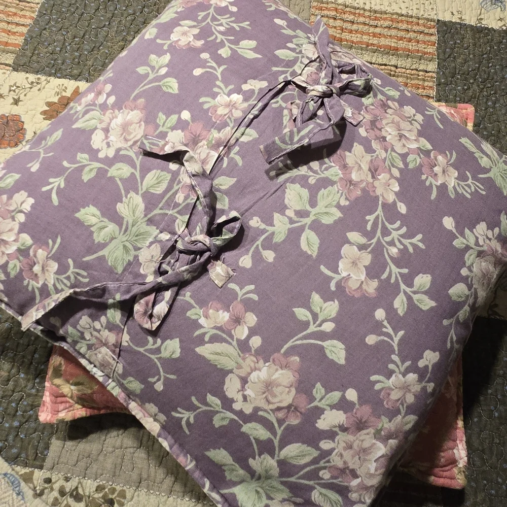 Floral Throw Pillows 15×15